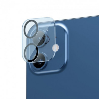 Защитное стекло на заднюю камеру для iPhone 12 Glass Sheild Premium 3D Full Protection Screen HD 9H Прозрачное