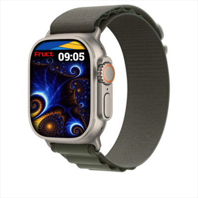 Нейлоновый ремешок Fruct Alpine Loop for Apple Watch 42/44/45/46/49 mm Green