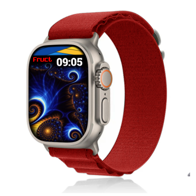 Нейлоновый ремешок Fruct Alpine Loop for Apple Watch 49/45/44/42 mm Red