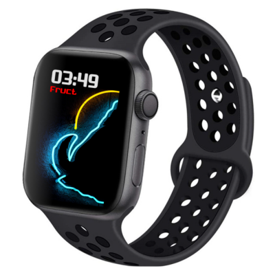 Силиконовый ремешок Fruct Nike Sport Band for Apple Watch 38/40/41/42 mm Black
