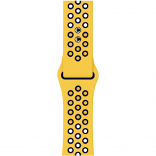 Силиконовый ремешок Fruct Nike Sport Band for Apple Watch 38/40/41/42 mm Yellow Blue