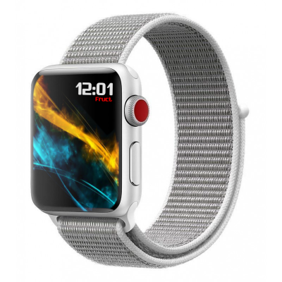 Нейлоновый ремешок Fruct Sport Loop Band для Apple Watch 38/40/41 mm Seashell
