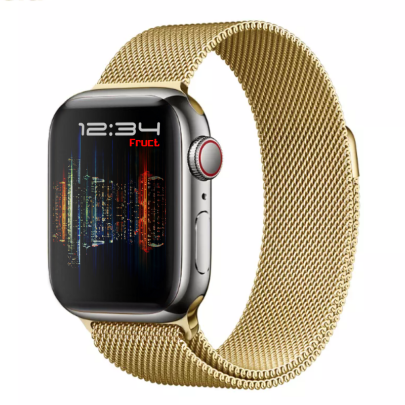 Металлический ремешок Fruct Milanese Loop Band для Apple Watch 38/40/41 mm Gold