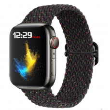 Нейлоновый ремешок Fruct Nylon Buckles Band для Apple Watch 38/40/41/42 mm Starlight Dark Grey