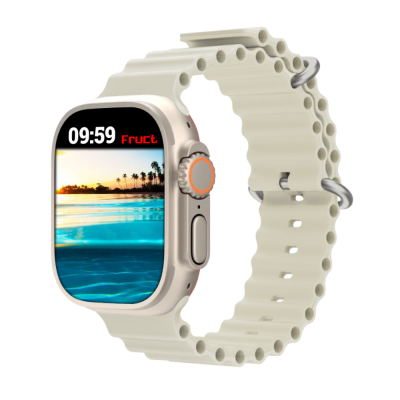 Силиконовый ремешок Fruct Ocean для Apple Watch 42/44/45/49 mm Stone