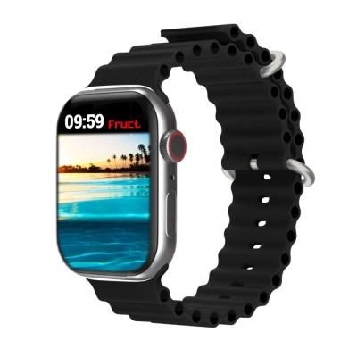 Силиконовый ремешок Fruct Ocean для Apple Watch 38/40/41 mm Black