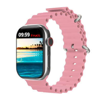 Силиконовый ремешок Fruct Ocean для Apple Watch 38/40/41 mm Pink