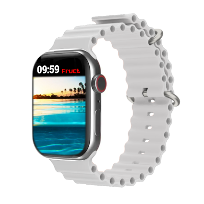 Силиконовый ремешок Fruct Ocean для Apple Watch 38/40/41 mm White