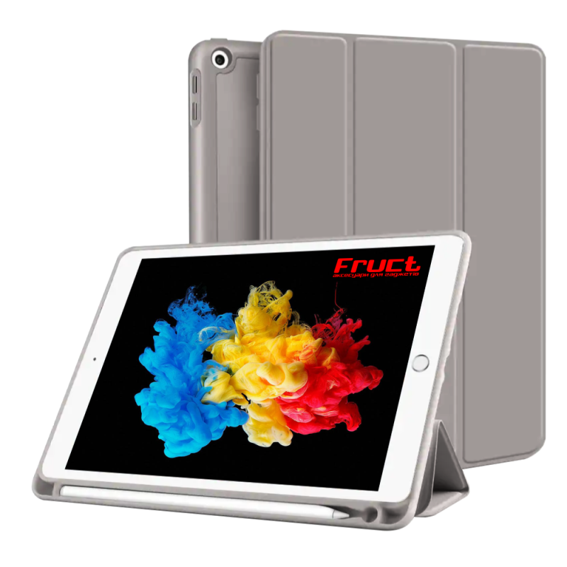 Чехол Fruct Magnetic Care для iPad 10.2 2019/2020/2021/2022 Противоударный с держателем для стилуса Grey