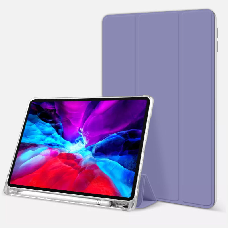 Силиконовый чехол Fruct Protect Plus для iPad Pro 11 2020-21 Противоударный с держателем для стилуса Фиолетовый