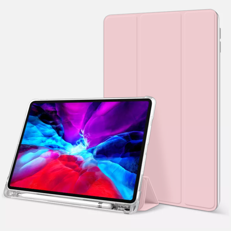 Силиконовый чехол Fruct Protect Plus для iPad Pro 11 2020-21 Противоударный с держателем для стилуса Розовый