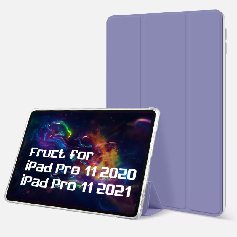 Силиконовый чехол Fruct Protect для iPad Pro 11 2018-22 Противоударный Фиолетовый