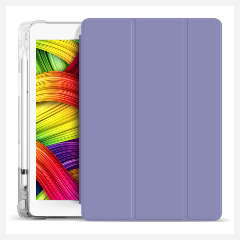 Силиконовый чехол Fruct Protect Plus для iPad 9.7 (2017-2018) Противоударный с держателем для стилуса Фиолетовый