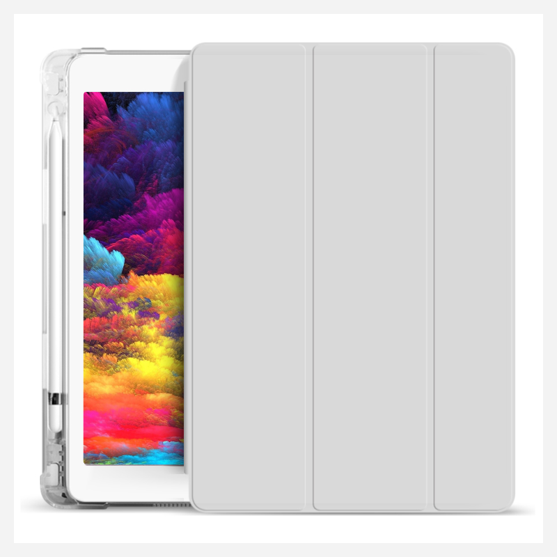 Силиконовый чехол Fruct Protect Plus для iPad Air 4/Air 5 10.9 2020-22 Противоударный с держателем для стилуса Серый