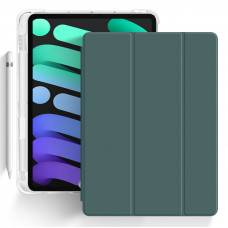 Силиконовый чехол Fruct Protect Plus для iPad Mini 6 2021 Противоударный с держателем для стилуса Темно-зеленый