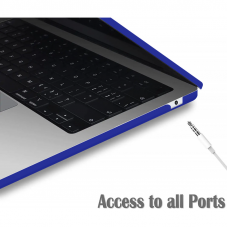 Чехол-накладка Fruct AirM2/M3 для MacBook Air 13.6 M2 2022 / M3 2024 Матовый Blue