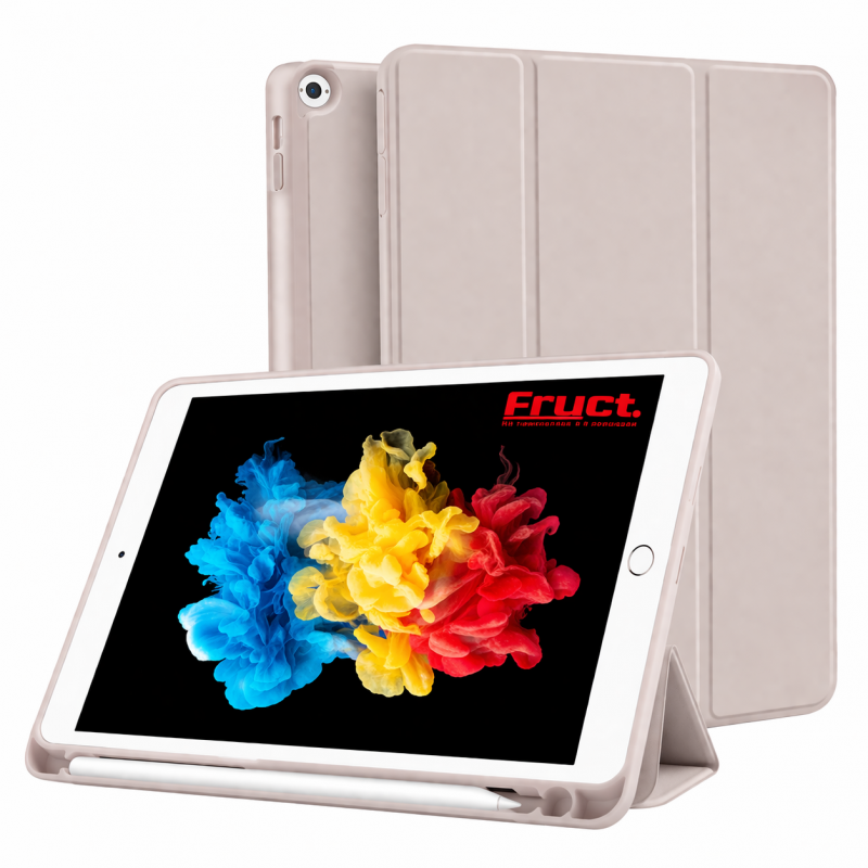 Чехол Fruct Magnetic Care для iPad 9.7 (2017-2018) Противоударный с держателем для стилуса Pink