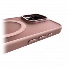 Чехол для iPhone 15 Fruct OC Matte Case с Magsafe Pink 