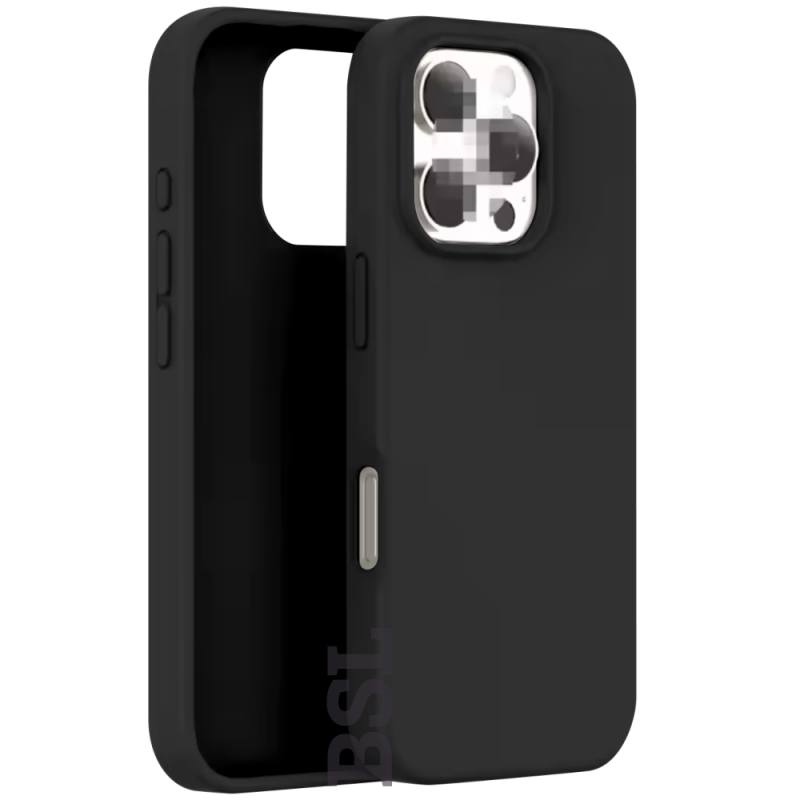 Силиконовый чехол для iPhone 16 Pro Max Fruct Silicon Case Full Cover Black