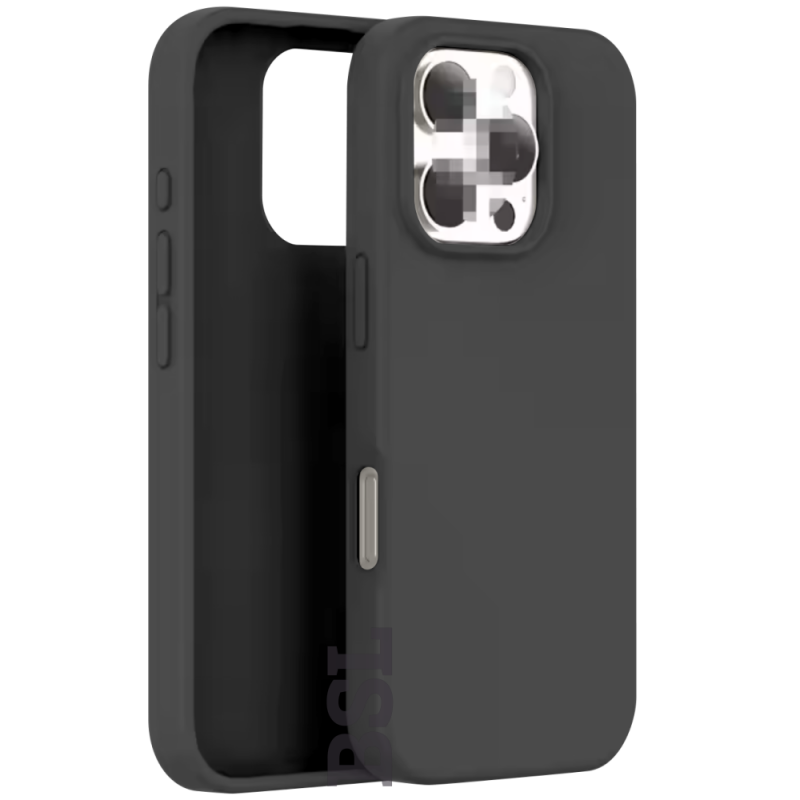 Силиконовый чехол для iPhone 16 Pro Max Fruct Silicon Case Full Cover Charcoal Grey