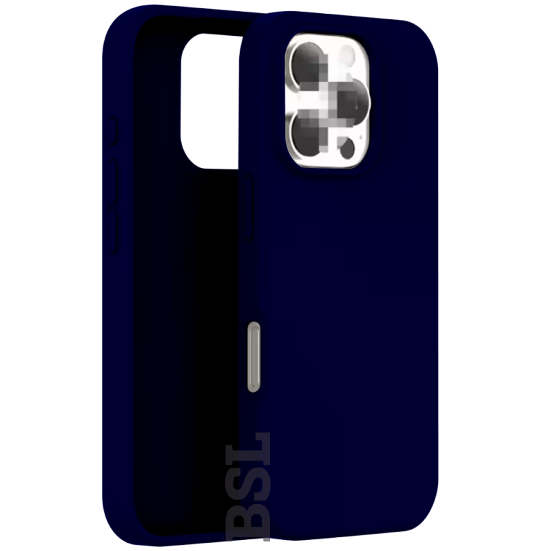 Силиконовый чехол для iPhone 16 Pro Max Fruct Silicon Case Full Cover Deep Navy