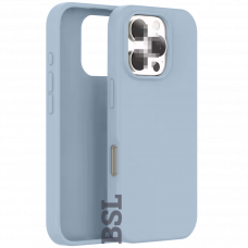 Силиконовый чехол для iPhone 16 Pro Max Fruct Silicon Case Full Cover Lilac Cream