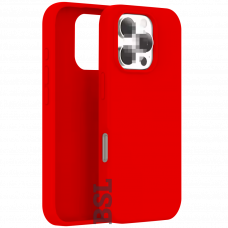 Силиконовый чехол для iPhone 16 Pro Max Fruct Silicon Case Full Cover Red