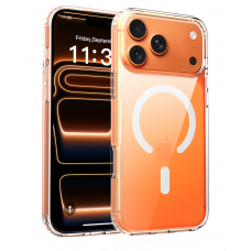 Противоударный чехол для iPhone 17 IPAKY Comely Magsafe Series Прозрачный 