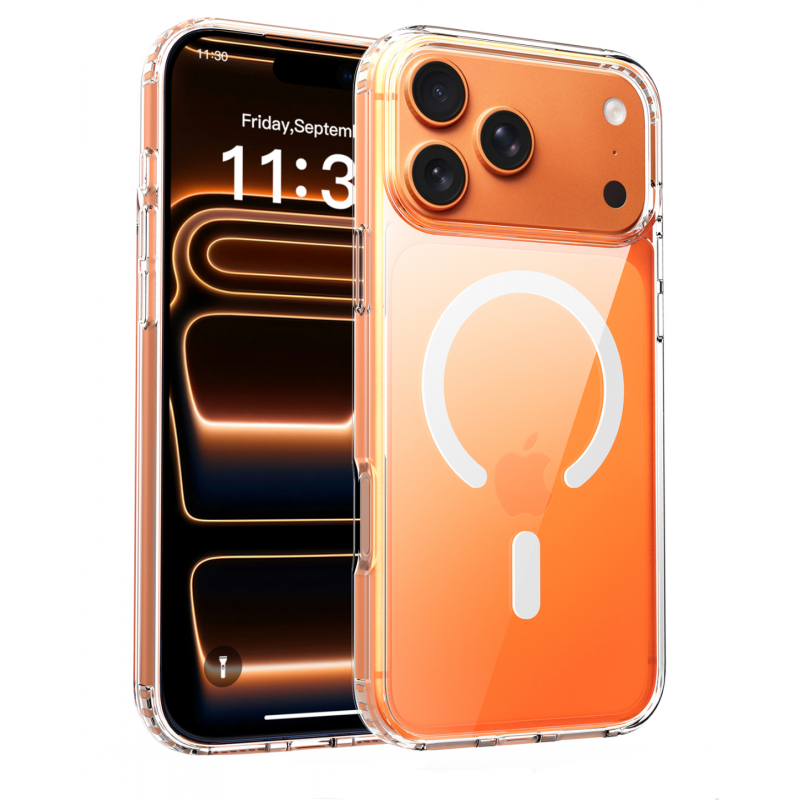 Противоударный чехол для iPhone 17 IPAKY Comely Magsafe Series Прозрачный 