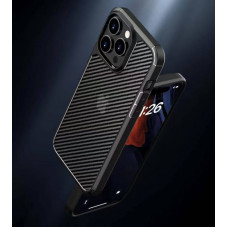 Противоударный чехол Ipaky Carbon Series для iPhone 15 Black
