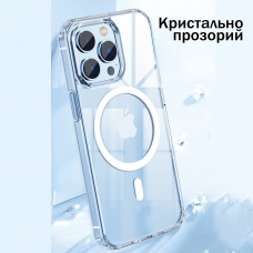 Противоударный чехол для iPhone 15 Plus с Magsafe IPAKY Comely Series Прозрачный 