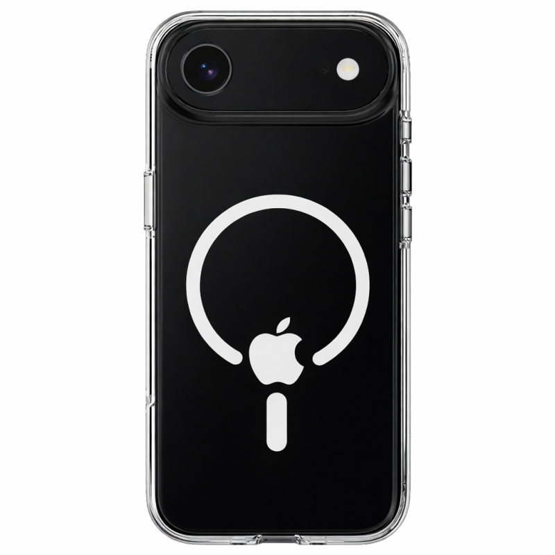 Чехол для iPhone 17 Air Rock Crystal Magsafe Shield Transparent Magnetic Protection Case Прозрачный 