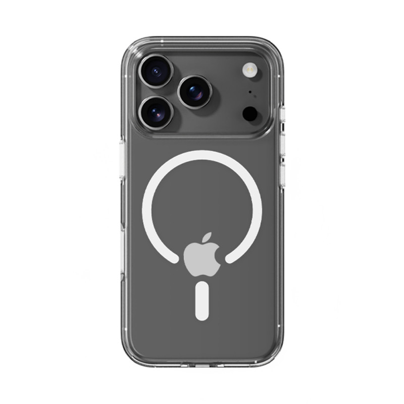 Чехол для iPhone 17 Pro c Magsafe Rock Crystal Shield Transparent Magnetic Protection Case Прозрачный 