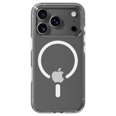 Чехол для iPhone 17 Pro Rock Crystal Magsafe Shield Transparent Magnetic Protection Case Прозрачный Чехол для iPhone 17 Pro Rock Crystal Magsafe Shield Transparent Magnetic Protection Case Прозрачный