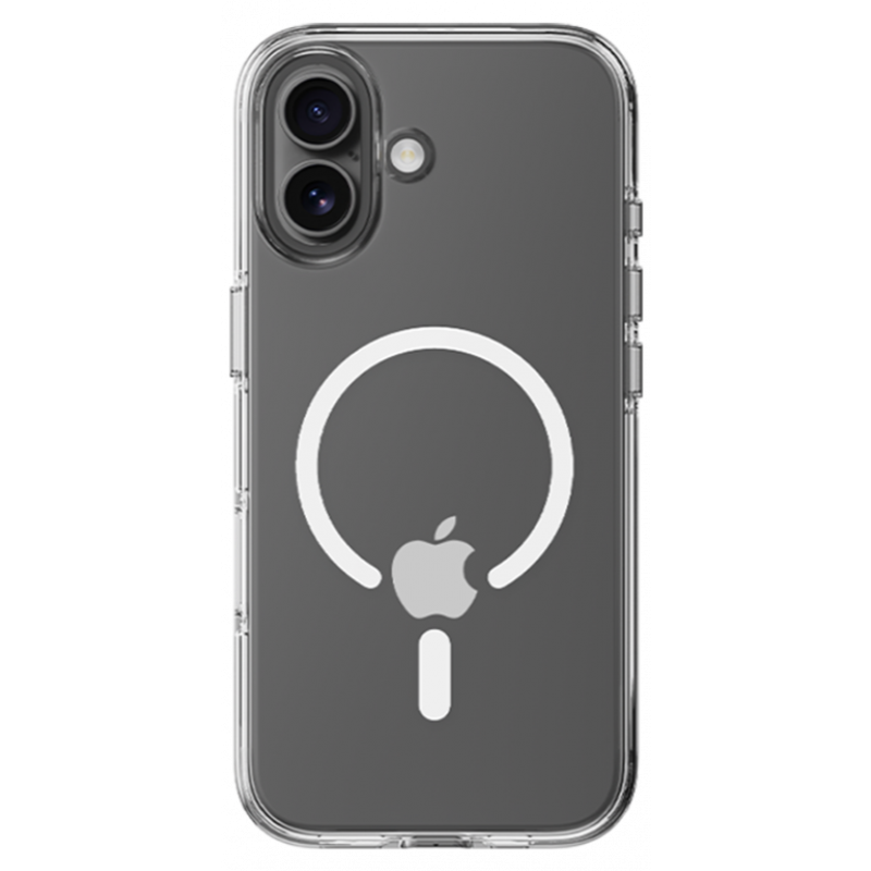 Чехол для iPhone 17 Rock Crystal Magsafe Shield Transparent Magnetic Protection Case Прозрачный 