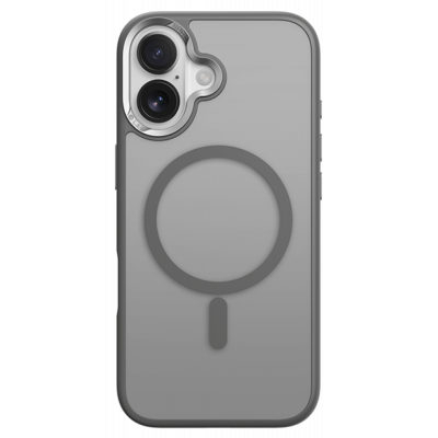 Чехол для iPhone 17 c Magsafe Rock Guard Touch Magnetic Protection Case (Metal Lens Frame) Grey 