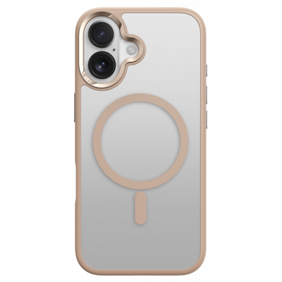 Чехол для iPhone 17 c Magsafe Rock Guard Touch Magnetic Protection Case (Metal Lens Frame) Beige Чехол для iPhone 17 c Magsafe Rock Guard Touch Magnetic Protection Case (Metal Lens Frame) Beige