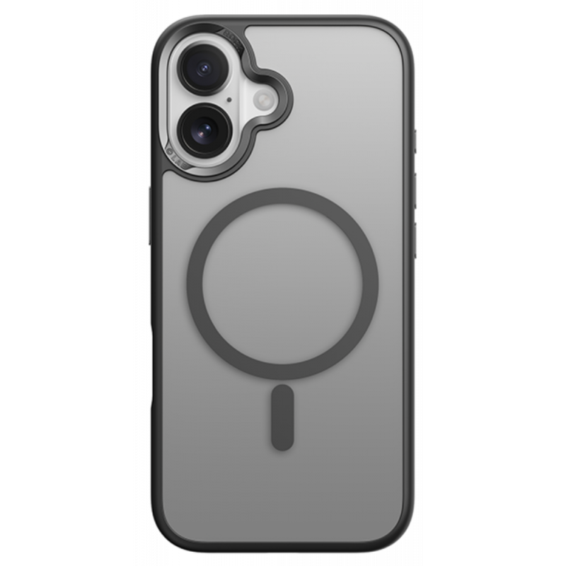 Чехол для iPhone 17 c Magsafe Rock Guard Touch Magnetic Protection Case (Metal Lens Frame) Black 