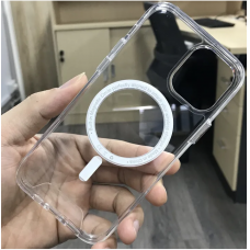 Чехол для iPhone 14 Pro Max Space Case с MagSafe Противоударный Прозрачный