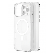 Чехол WIWU для iPhone 16 Plus Magnetic iShield Pro c Magsafe Прозрачный