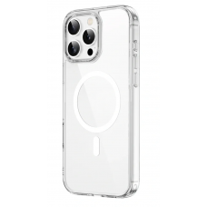Чехол WIWU для iPhone 16 Plus Magnetic iShield Pro c Magsafe Прозрачный