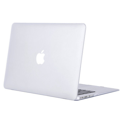 Пластиковый матовый чехол-накладка STR Matte Hard Shell Case for MacBook Air 13 (2012-2017) Прозрачный