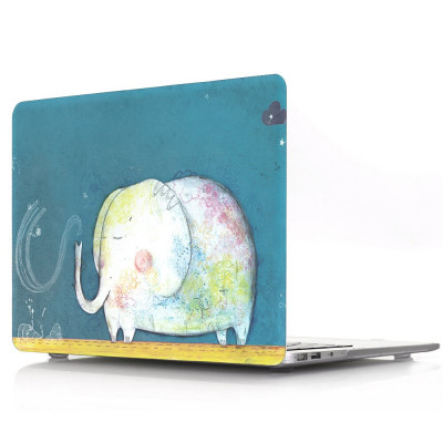 Накладка STR Pattern Hard Shell Case for MacBook Air 13 (2018-2021 M1) Голубой слон