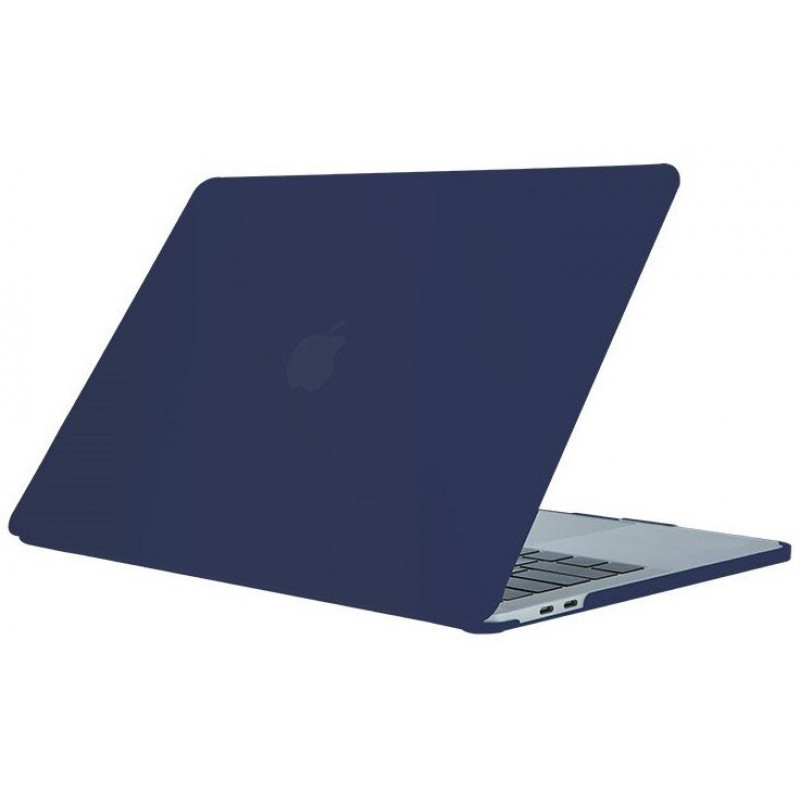 Накладка-чехол STR для MacBook Air 13 (2018-2021 M1) Матовый Темно-Синий