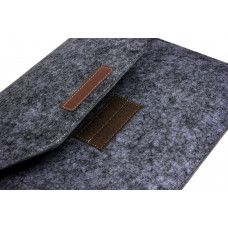 Чехол-конверт из войлока STR Felt Sleeve для MacBook Air 13 (2012-2017) / Pro Retina 13 (2012-2015) Черный