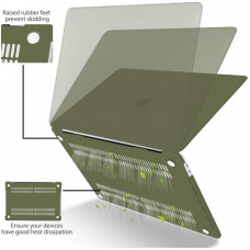 Накладка-чехол STR Матовый Hard Shell Case для MacBook Air 13 (2018-2020) Зеленый