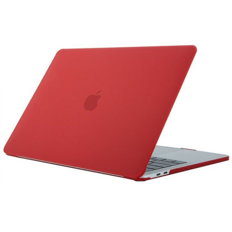 Накладка-чехол STR Matte Cream для MacBook Pro 13 (2016-2022 M2) Темно-Красный