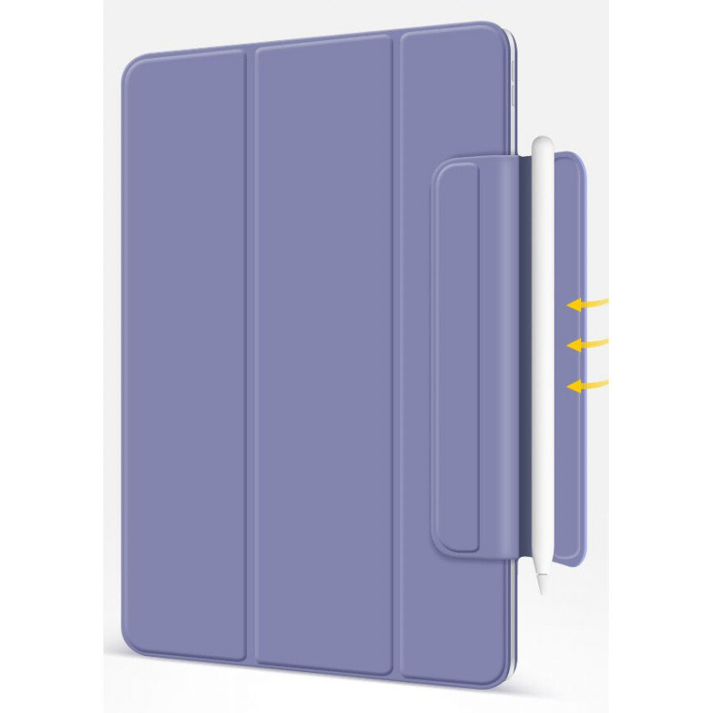 Магнитный силиконовый чехол-книжка STR Buckles Magnetic Case for iPad Air 4 / Air 5 10.9 (2020-22 M1) Фиолетовый