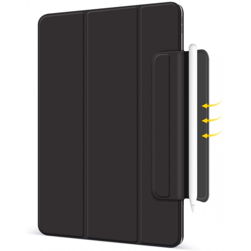 Магнитный силиконовый чехол-книжка STR Buckles Magnetic Case for iPad Air 4 / Air 5 10.9 (2020-22 M1) Черный