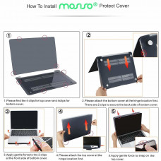 Чехол-накладка Fruct AirNW13 для MacBook Air 13 (2018-2020) Матовый Белый